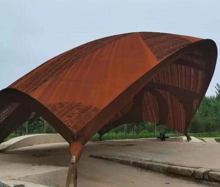 天水耐候钢幕墙案例